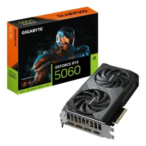 Tarjeta Gráfica Gigabyte GeForce RTX 5060 WINDFORCE OC 8GB GDDR7